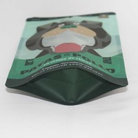 Pochette refermable personnalisée avec logo imprimé, fenêtre transparente, sac de qualité alimentaire pour nourriture pour chiens, chats et animaux de compagnie
