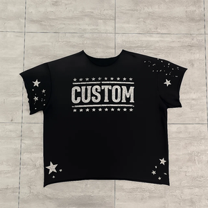 Custom Logo Printed T-Shirt Solid Pattern Blank T-Shirt Casual Plain <b>Tshirts</b> Manufactured Logo Custom 260grams Pure Cotton - Product Image 4