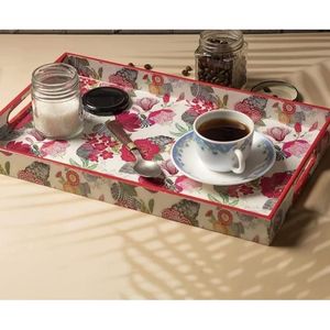 ถาดเสิร์ฟพิมพ์ลาย MDF น้ำหนักเบา รุ่น 19 สำหรับเสิร์ฟอาหาร เครื่องดื่ม กาแฟ ชา น้ำผลไม้-ถาดตกแต่ง - Product Image 1