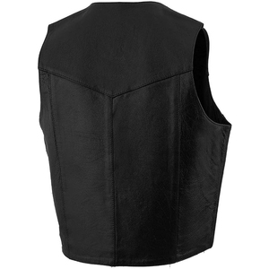 Chaleco de Motociclista Estilo Occidental de Cuero Premium para Hombre Samroz Sports con Cierre Frontal de Broches - Product Image 4