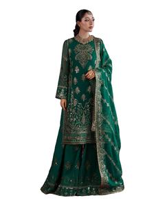 609 Hermosa Camisa Corta de Viscosa para Fiestas y Ocasiones Especiales con Sharara para Mujer, por WS Pakistan - Product Image 1