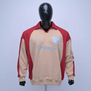 High Quality Customized Lightweight Men's Hooded Winter Sweatshirt Polyester/Cotton <b>Fabric</b> Ventilated Breathable Zip Embroidered - Product Image 1