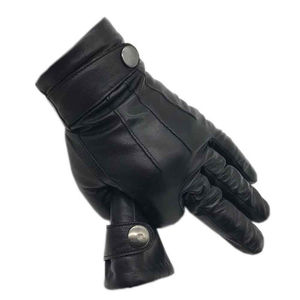 Gants de sport unisexes en cuir de haute qualité, demi-doigts, pour l'extérieur, mode, hiver, doux, respirants, coupe-vent - Product Image 2