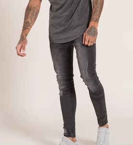 เสื้อยืดแขนราแกลนผู้ชายฮอว์คอายสีเทาขาวคอโอคอตตอนลำลองทรงปกติ - Product Image 2