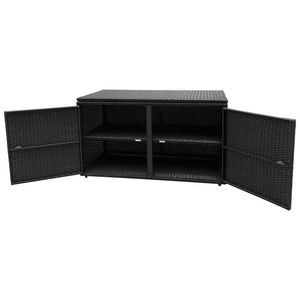 Contenedor de Almacenamiento de Mimbre para Jardín o Patio de 88 Galones - Product Image 1
