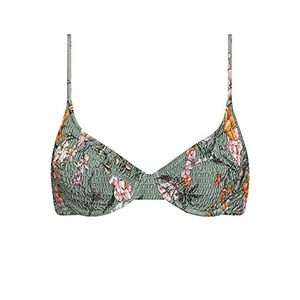 Conjunto de Bikini con Estampado Floral para Mujer, Top Bandeau, Braguita Hipster, Traje de Baño de Spandex y Poliéster, Ropa de Playa de Dos Piezas Elástica y a la Moda - Product Image 2