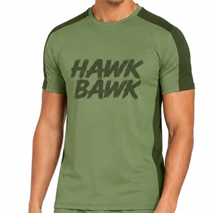 Ensemble t-shirt et short décontractés pour hommes, col rond, séchage rapide, imprimé lettres, vêtements de sport d'été, t-shirt léger, short décontracté pour hommes - Product Image 4