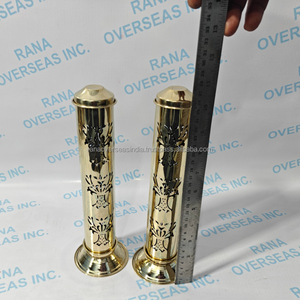 ที่วางธูปทองเหลืองแบบดั้งเดิม รูปทรงต้นไม้ ทำด้วยมือ เป็นมิตรกับสิ่งแวดล้อม ใช้สำหรับอโรมาเธอราพี ตกแต่งบ้านและวัด - Product Image 6