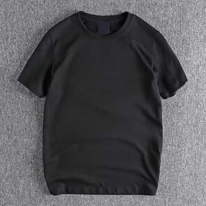 Camisetas Lisas Extra Grandes de Hip Hop para Hombre, Manga Corta, Diseño Sólido, Color Personalizado, Cuello Redondo, Material de Algodón - Product Image 4