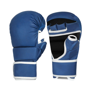 Gants d'entraînement professionnels Premium 12OZ taille personnalisée en cuir de vachette véritable pour MMA Sparring et Shooter Sports - Product Image 1