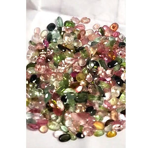 Lote de 383 Piezas de Turmalina Multicolor Natural de 5x3mm y 6x4mm, Corte Ovalado Facetado, 98 ct, Alta Calidad, US$69 por Todo - Product Image 1