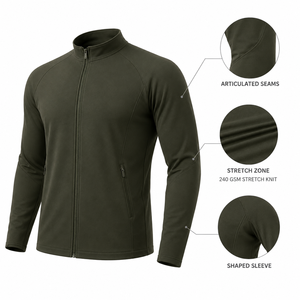 Chaqueta Deportiva Ligera de Secado Rápido, Cortavientos, Chaqueta de Entrenamiento, Tejido Elástico, Venta al Por Mayor de Fábrica - Product Image 4
