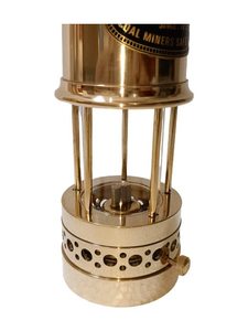 Brass Finish Hanging <b>Mini</b> Protector Oil Lamp Adjustable Wick Coal Miner Safety <b>Lantern</b> Decor - Product Image 5