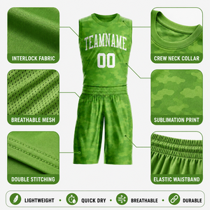 Uniforme de Baloncesto Juvenil Personalizado, Conjunto de Camiseta y Pantalones Cortos Transpirables para Niños, con Logotipo, Nombre y Número Personalizados - Product Image 4