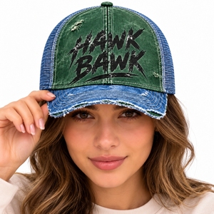 Gorra trucker unisex de malla con panel frontal bordado, ajustable, informal, de seis paneles, para adultos, para las cuatro estaciones. - Product Image 1