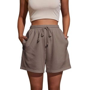 High Quality Wholesale Custom Women Shorts Blank Summer Casual Fleece Sweat Shorts for Women Comfortable Light Weight Short - Product Image 1