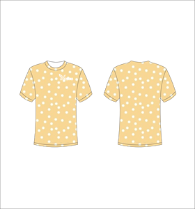 T-shirt à pois pour homme, manches courtes, col rond, coupe classique, décontracté, respirant, en polyester tricoté, avec logo frontal, vente en gros OEM - Product Image 1