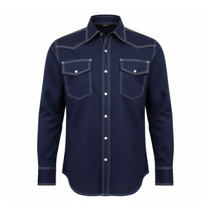 Customized Logo New Style Men <b>Welding</b> FR <b>Shirts</b> OEM Service High Quality Fireproof & Waterproof 250-400C Heat Resistance - Product Image 2