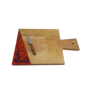 Tabla de Cortar de Madera Hecha a Mano, Diseño Rectangular Nuevo con Asa, para Restaurante, Hotel y Hogar, Tabla de Cortar de Madera Resistente - Product Image 4