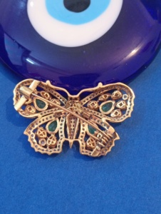 Amaira Jewels - Broche Vintage con Diseño de Pavo Real, Plata 925, Cristales de Lujo, Piedras Verdes con Corte de Pera, Joyería Unisex, Regalo Hecho a Mano - Product Image 2