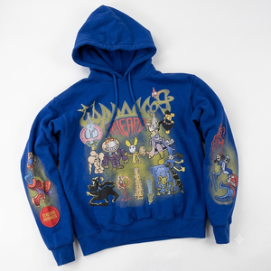 Sudadera con Capucha Streetwear DTG con Pedrería para Hombre, Sudadera con Capucha de Diseñador Estampada de Felpa Francesa, Sudadera con Capucha Oversize de Gran Gramaje y Sudaderas - Product Image 1