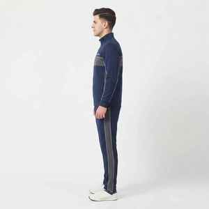 Conjunto Deportivo Informal para Hombre Hawk Eye, Azul Marino, con Cierre Completo, Diseño con Bloques de Color, Corte Regular, para Otoño - Product Image 3