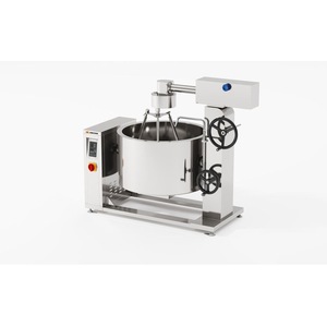 Olla de vapor con caldera giratoria por inducción Amicook 380V/440V, modelo industrial para guisos a alta temperatura, gastronorm, antiadherente - Product Image 1