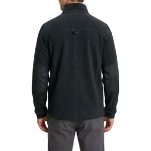 Heavyweight Full Zip <b>Fleece</b> <b>Jacket</b> Matte Black Clean Silhouette Integrated Breathable Athletic Polar <b>Fleece</b> <b>Jackets</b> - Product Image 2