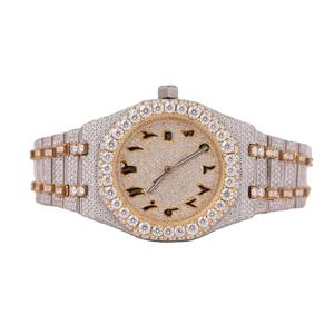 Montre en diamant Moissanite de haute qualité, étanche, avec mouvement à quartz, pour un usage quotidien et les voyages, disponible au prix d'exportation - Product Image 1