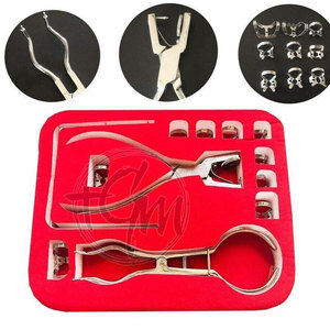 Instrumentos Profesionales de Goma para Dique de Goma Diseñados para Clínicas Dentales, Equipo Dental de Acero Inoxidable para Manipulación Precisa - Product Image 2