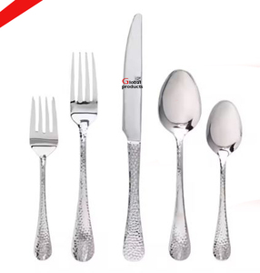 Juego de Cubiertos de Acero Inoxidable con Acabado en Cobre, para Eventos, Fiestas, Vajilla Decorativa, Juego de Cubiertos Elegantes, Cuchara y Cuchillo - Product Image 2