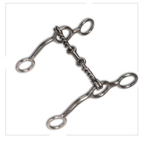 บิตม้าแบบ Double Jointed Eggbutt Snaffle รุ่นใหม่ ผลิตจากสแตนเลส อุปกรณ์ขี่ม้า - Product Image 2