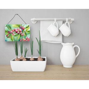 Nouveau Connecticut montagne laurels aquarelle tenture murale multicolore en aluminium métal signe pour cuisine salle de bain Plaque décor à la maison - Product Image 3