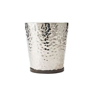 Seau à glace en acier inoxydable martelé avec poignées, refroidisseur à champagne et vin pour bar et fêtes - Product Image 4