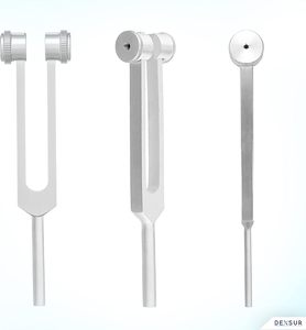 ส้อมเสียงสแตนเลสเกรดทางการแพทย์แบบแมนนวล ความถี่ C 128 Hz สำหรับการบำบัดด้วยเสียงและการรักษา ไม่เป็นแม่เหล็ก - Product Image 2