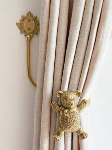 Gancho para Cortinas con Forma de Osito de Peluche, Perfecto para Habitaciones Infantiles, Salones de Eventos, Banquetes, Organizador de Cortinas Decorativo y Funcional de la India - Product Image 2