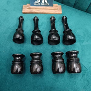 Manche de brosse à raser de luxe en corne de buffle, artisanat naturel fait main, écologique, outil de toilettage classique pour barbier, pour le rasage humide - Product Image 4