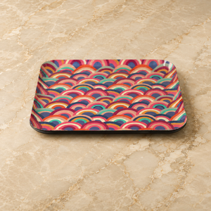 Bandeja de Servicio con Diseño de Caballo Contemporáneo, Resistente a los Arañazos, Cuadrada, Elegante, para Servir Comida, Té, Café, Bocadillos, Decorativa - Product Image 4