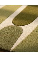 Tapis moderne en laine fait main, à poils moyens épais, antidérapant, doux, pour salle de classe, petit tapis géométrique pour filles, salon, entrée, cuisine