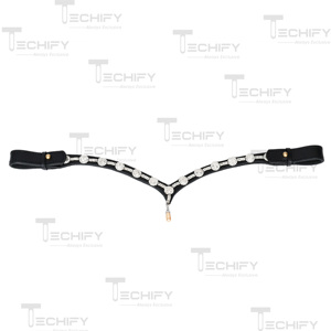 Luxury Crystal Horse Browband Pearl <b>Drop</b> | Premium Leather Equestrian Headstall Accessory Customized Color Size Comfortable - Product Image 6
