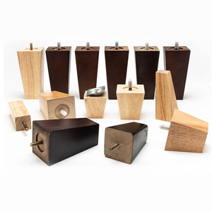 Decorative Square Wooden Sofa Legs Heavy Duty Solid Wood Furniture Feet for Couch Restoration and Interior Upgrade Projects - Product Image 3