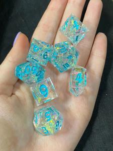 Meilleures ventes : Ensemble de dés en résine polyédriques de qualité industrielle pour jeux de table Dungeons and Dragons, vente en gros en gros volume - Product Image 5