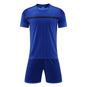 Custom Men’s <b>Soccer</b> Jersey Shorts Set Moisture Wicking Quick Dry Polyester Teamwear Wholesale - Product Image 1
