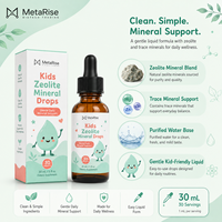 Gotas de Zeolita Detox Zee con Vitamina D3 y B12 para el Apoyo Inmunitario y Óseo, Suplemento de Marca Privada OEM