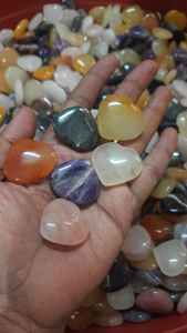Piedras de Cristal Natural de Primera Calidad, Talladas en Forma de Corazón, Piedras de Amor y Alivio del Estrés, Coloridas, para Masaje y Sanación Energética - Product Image 5