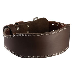 Ceinture de musculation en cuir de vachette respirante, légère et résistante de bonne qualité pour la musculation et l'entraînement de force - Product Image 2