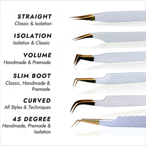 Pinzas para Pestañas Personalizadas con Peine y Empaque Personalizado - Product Image 3