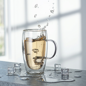 Taza de Café de Vidrio Doble Pared, Moderna y Resistente, para Restaurante, Brunch, Graduación, Hotel, Regalos Empresariales, Uso en Oficina - Product Image 3