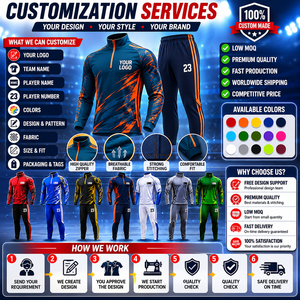 Conjunto Deportivo Personalizado de Talla Grande, Antibacteriano, Fabricante OEM ODM, Traje de Entrenamiento con Cierre de Cremallera, Pantalones Jogger de Secado Rápido - Product Image 5