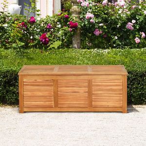 Caja de Almacenamiento de Madera de Acacia de 47 Galones para Patio, Jardín o Terraza - Product Image 5